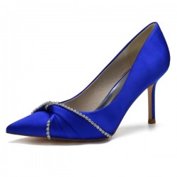 BELLA Royal Blue Wedding High Heel Pumps