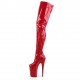 INFINITY Red 9 Inch Heel Thigh High Pole Dance Boots 