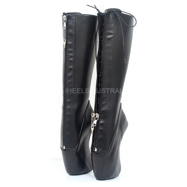 Heelless ballet hot sale boots