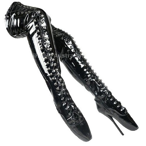 Crotch high ballet boots best sale