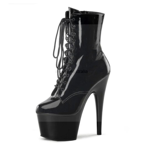 ADORE 7 Inch Platform Heel Pole Dance Ankle Boots Lace Up